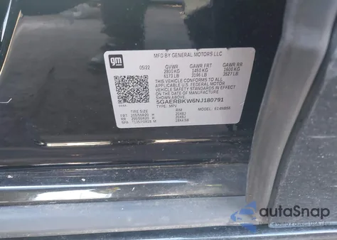 2022 Buick Enclave Fwd Essence from USA, damaged, VIN 5GAERBKW6NJ180791